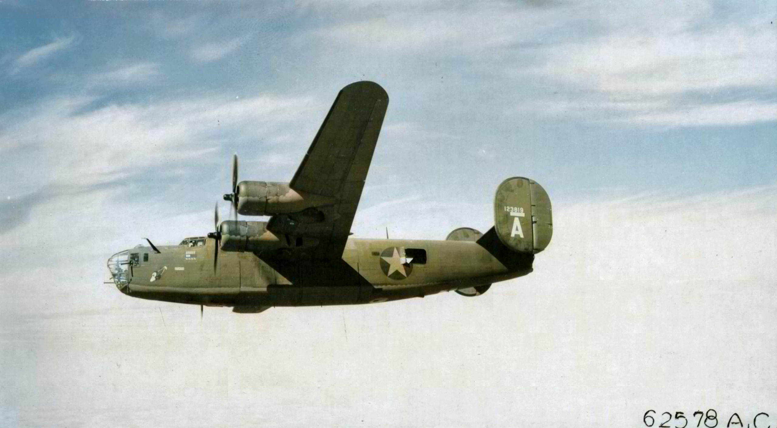 41-23819 B-24D Liberator 8AF 44BG68BS A Rugged Buggy ltr lost on mission to Kiel Germany 14th May 1943 NA487