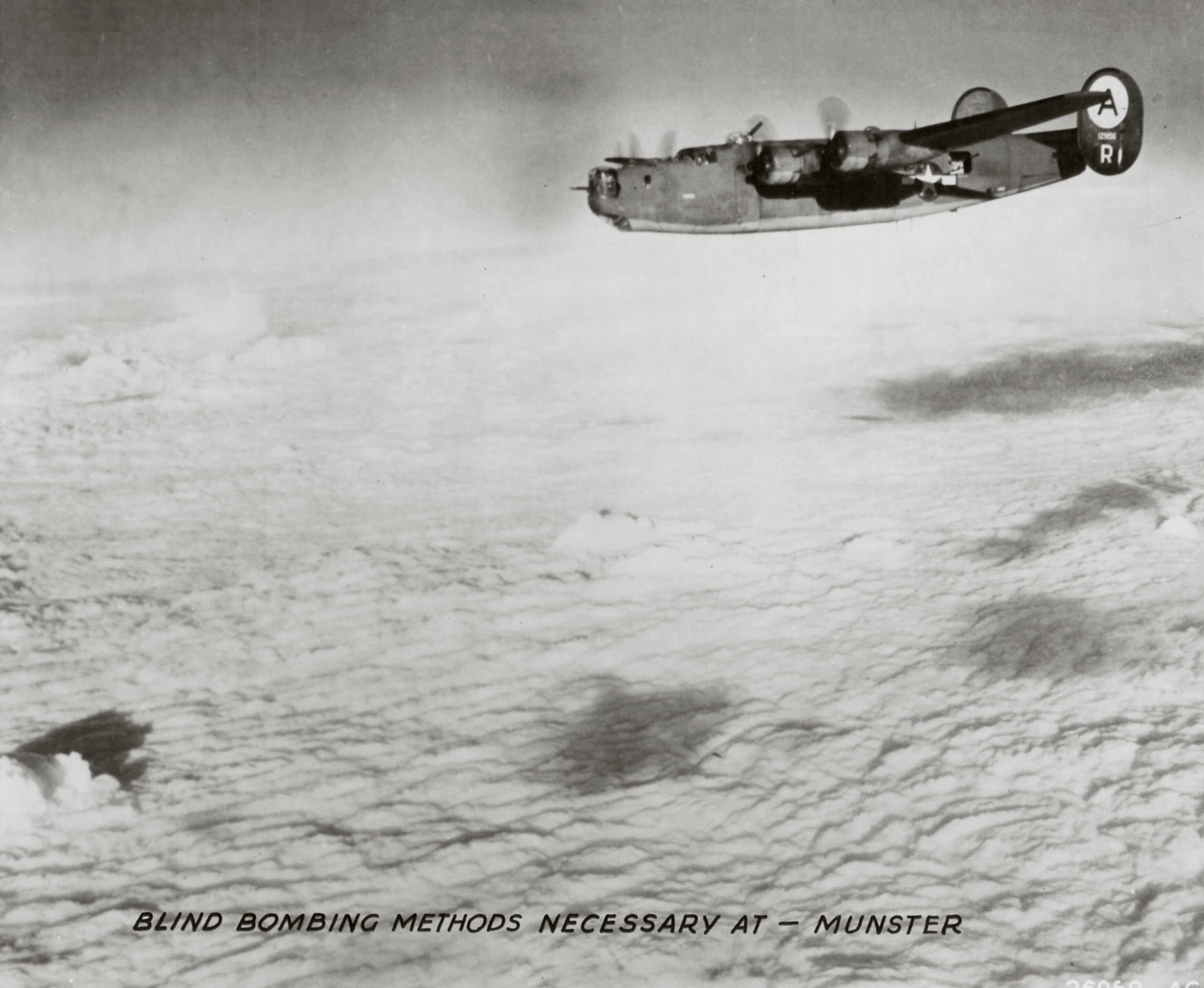 41-29156 B-24H Liberator 8AF 44BG68BS R V Packet on mission to Munster Germany 22nd Dec 1943 01