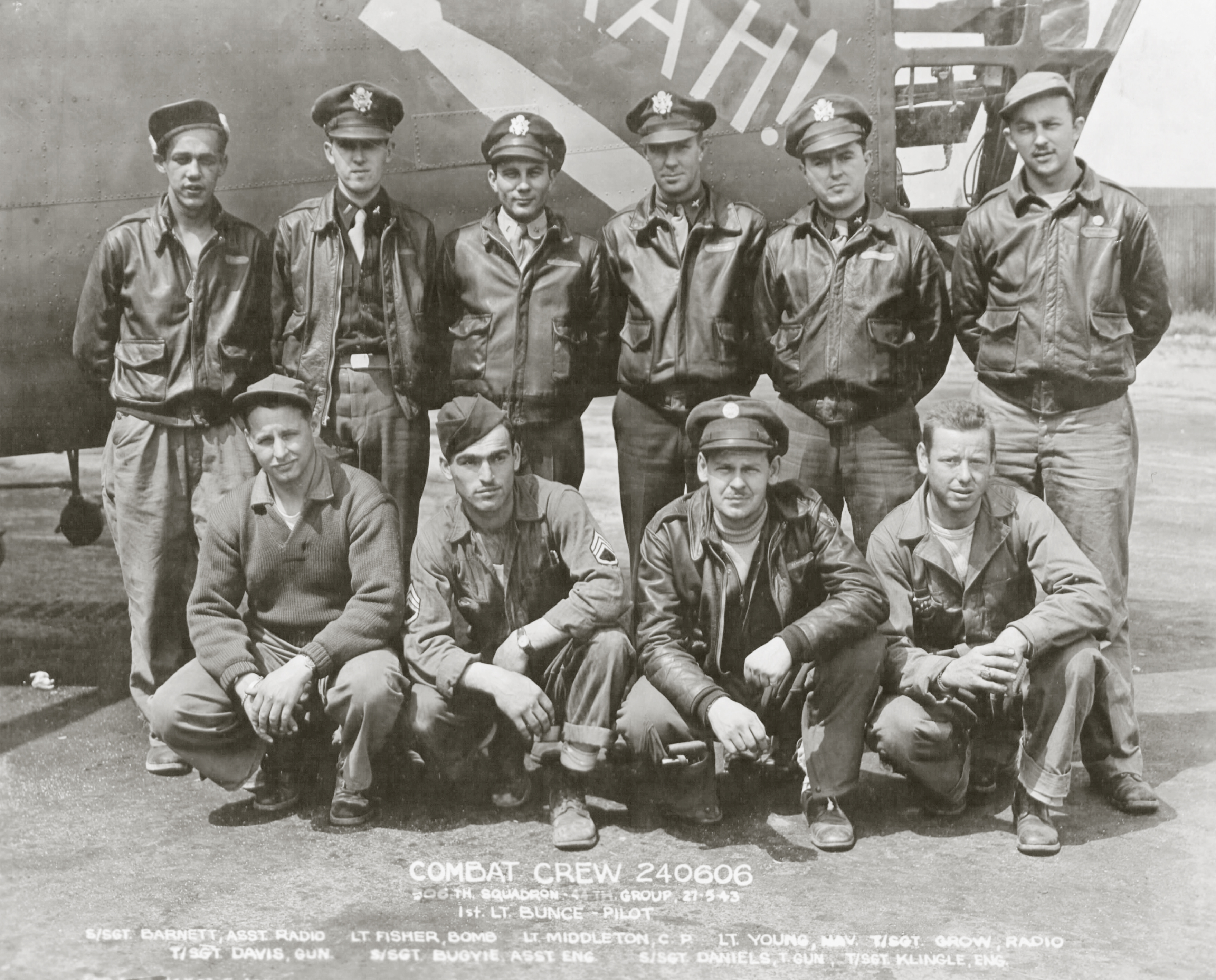 42-40606 B-24D Liberator 8AF 44BG506BS X Timb a h the Larson crew England 13th Sep 1943 01