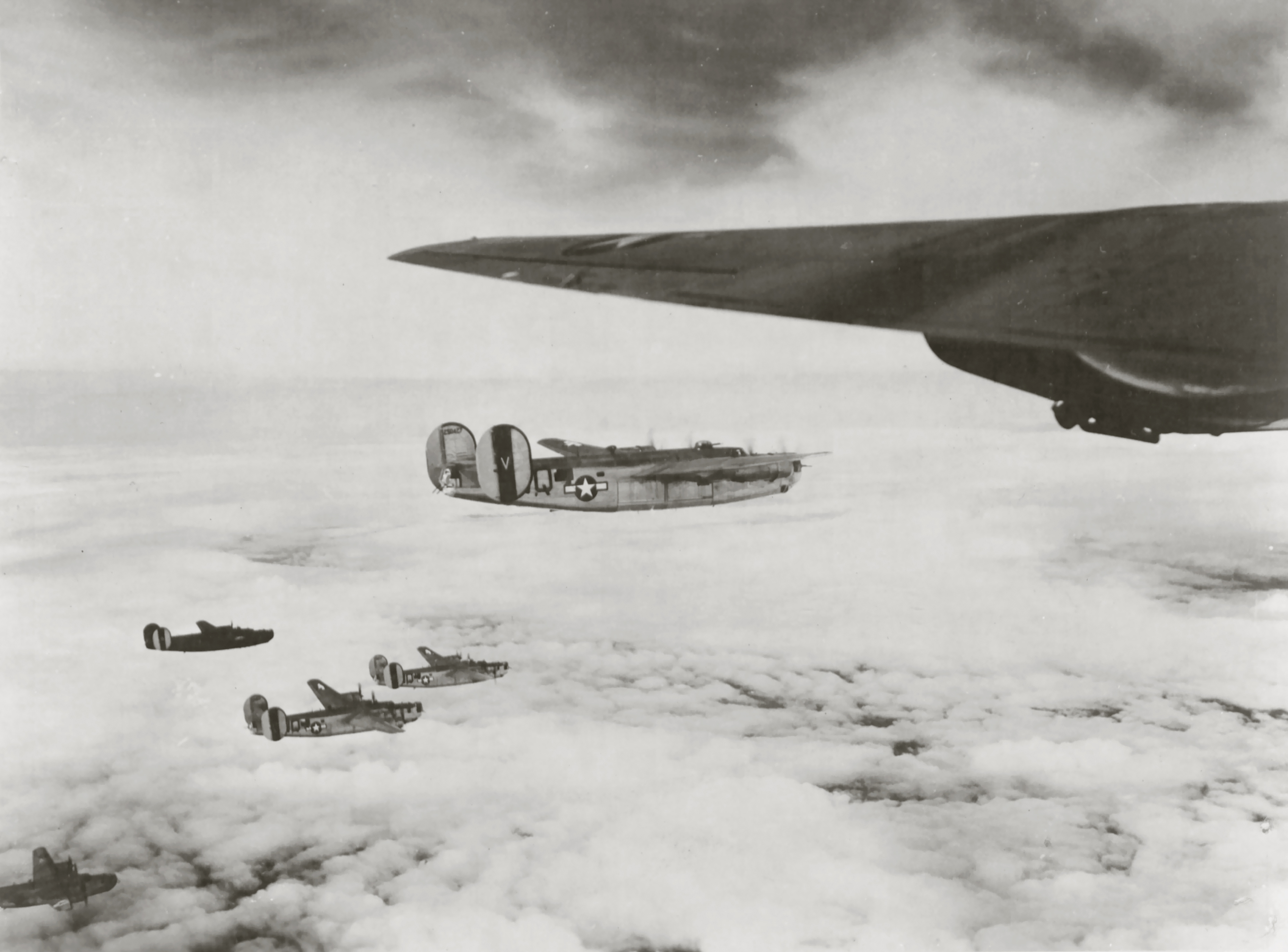 42-50427 B-24H Liberator 8AF 44BG68BS WQV Puritanical Bitch mission Saarbrucken Germany