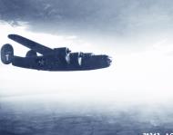 Asisbiz 41-23784 B-24D Liberator 8AF 44BG67BS T Miss Diane in flight lost 8th Mar 1943 MACR 15570