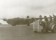 Asisbiz 42-52616 B-24H Liberator 8AF 44BG66BS QKR Glory Bee heading home to the USA leaving Wales 1945 01
