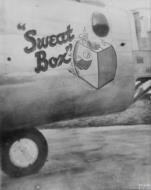 Asisbiz 44-40071 B-24J Liberator 8AF 44BG66BS QKP Sweat Box nose art right side FRE3470