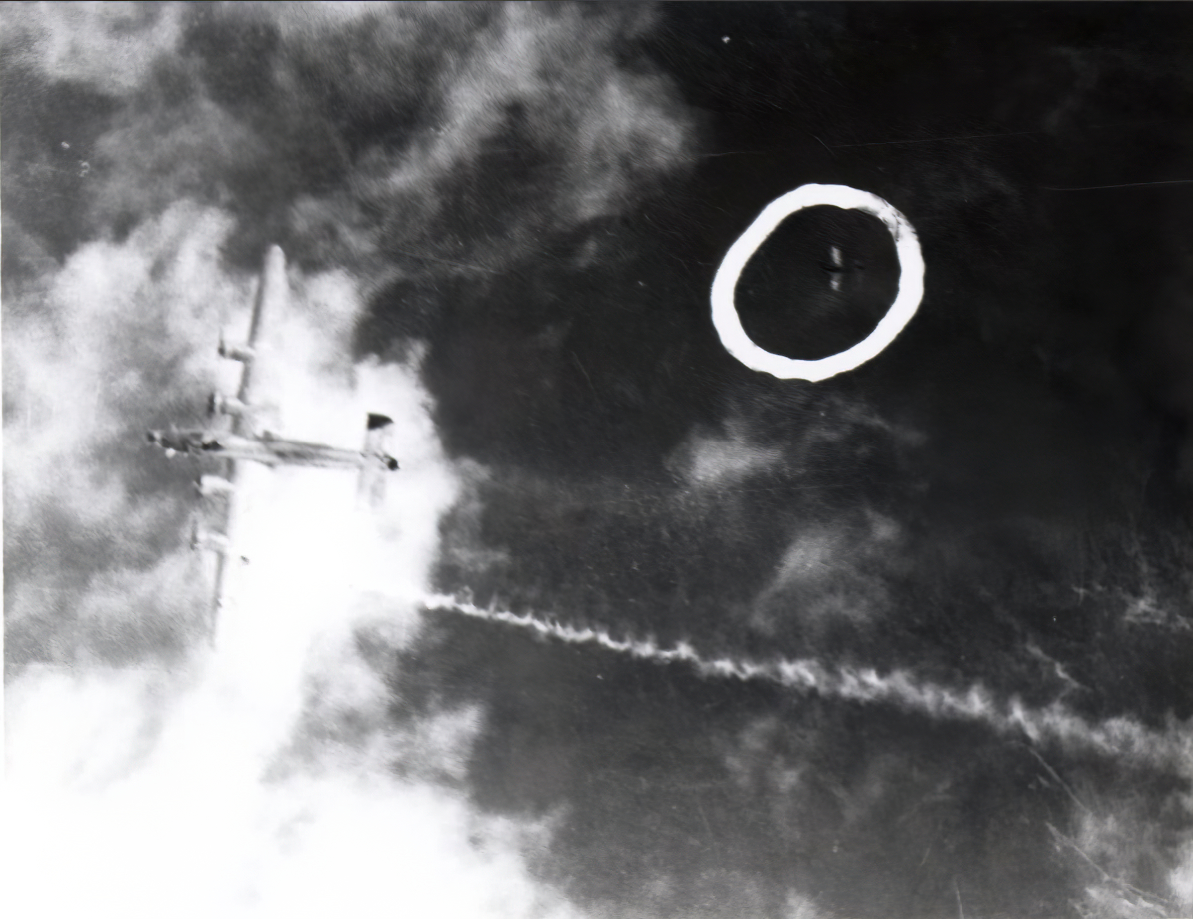 42-95379 B-24H Liberator 15AF 451BG725BS 35 Extra Joker being shot down by a Fw 190A over Austria 4th Sep 1944 11