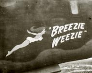 Asisbiz 41-28806 B-24H Liberator 15AF 451BG725BS Little De Icer aka Breezy Weezie nose art right side 01