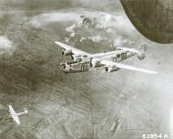 Asisbiz 42-50906 B-24J Liberator 15AF 451BG724BS 19 Minnesota Mauler over Linz Austria 15th Nov 1945 01