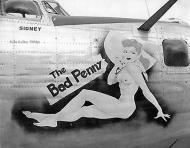 Asisbiz 42-51321 B-24J Liberator 15AF 451BG726BS 49 The Bad Penny nose art right side 02