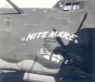 Asisbiz 42-52079 B-24H Liberator 15AF 451BG724BS Nite Mare nose art left side 01