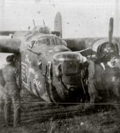 Asisbiz 42-94877 B-24H Liberator 15AF 451BG727BS 6 The Jane Lee belly landed 01