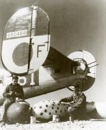 Asisbiz 44-50466 B-24M Liberator 15AF 451BG725BS F61 tail section Italy 01