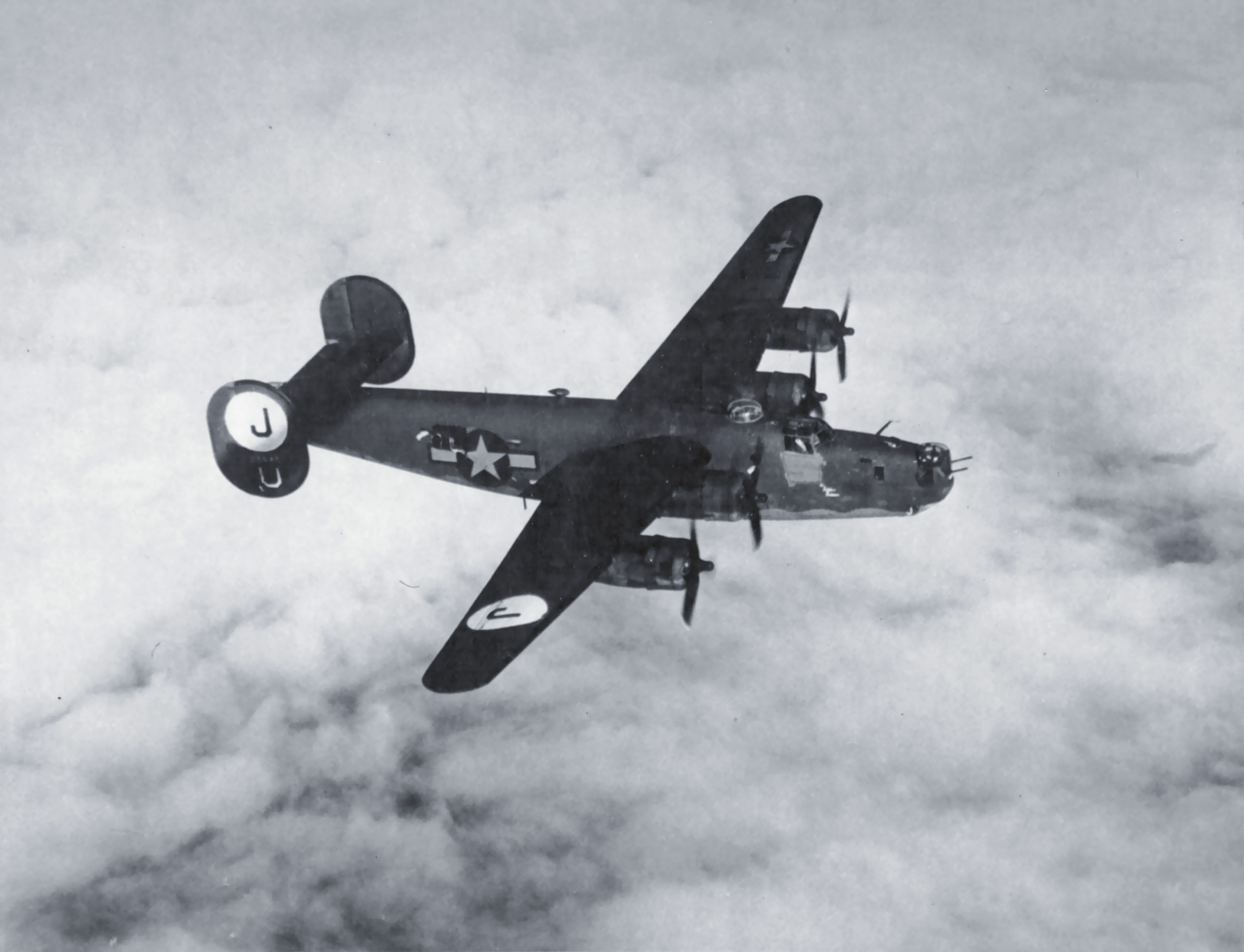 41-28645 B-24H Liberator 8AF 453BG733BS F8U The Golden Gaboon over Germany 1944 01