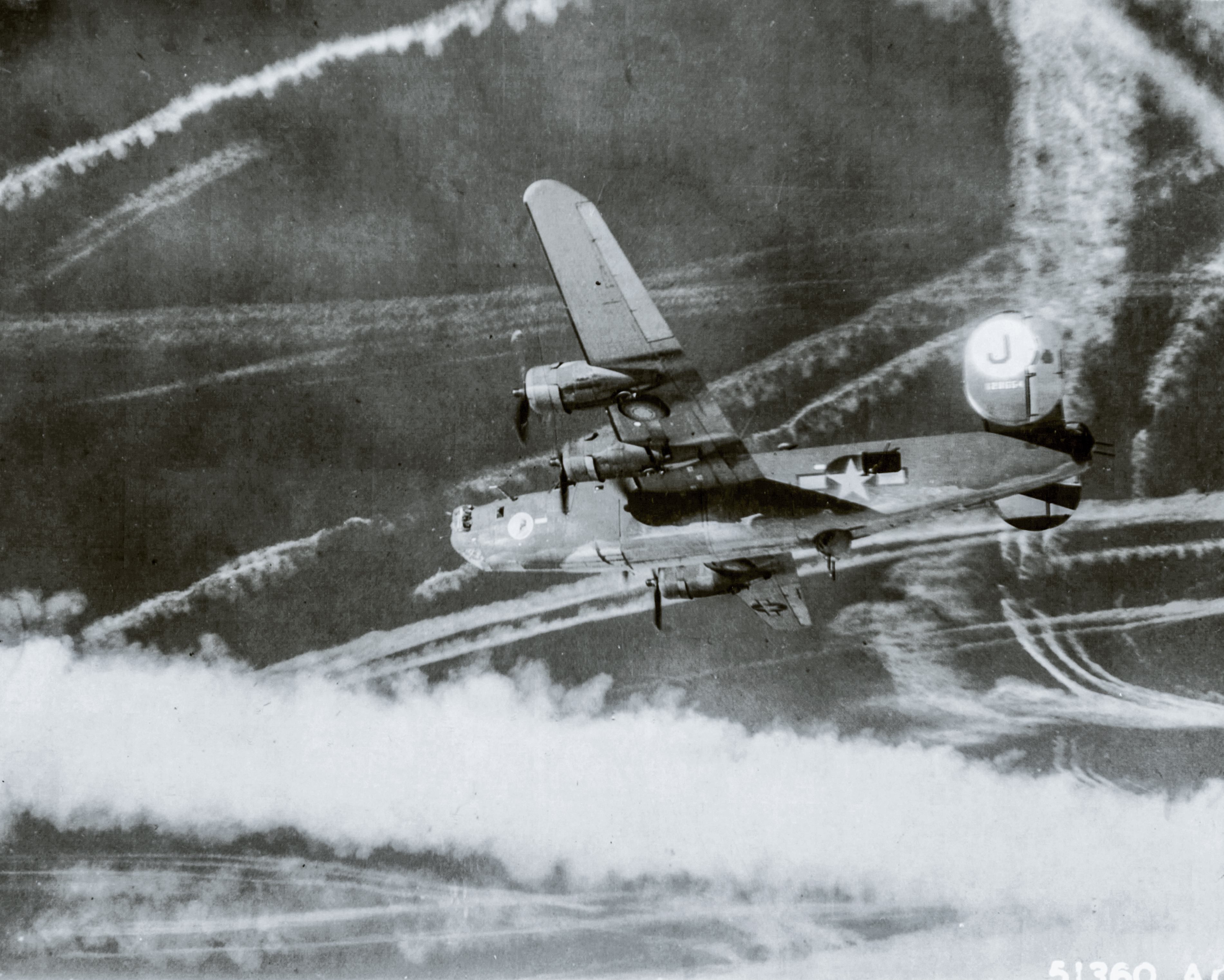 41-28654 B-24H Liberator 8AF 453BG732BS E3F Consolidated Mess mission to Achmer AF Germany Feb 21 1944