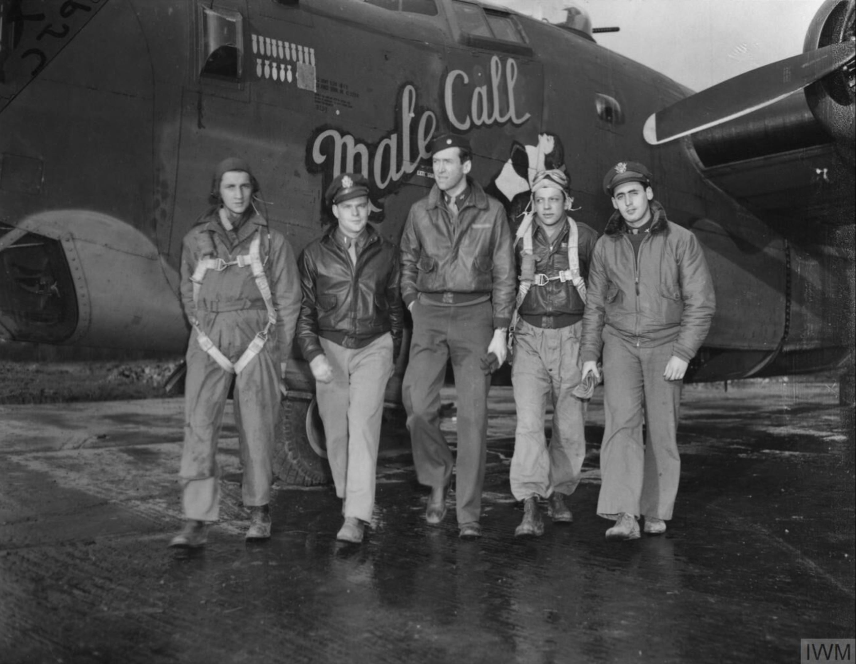 42-52154 B-24H Liberator 8AF 453BG734BS E8G Male Call flown by Hollywood star Maj James Stewart FRE1870