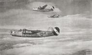 Asisbiz 42-51114 B-24H Liberator 8AF 453BG733BS F8J+ Whiskey Jingles in formation FRE1883