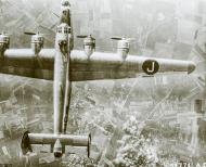 Asisbiz 42-95166 B-24H Liberator 8AF 453BG735BS H6O Century Queen over Chateaudun airfield France 14th Jun 1944 01