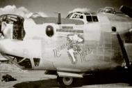 Asisbiz 42-95167 B-24H Liberator 8AF 453BG734BS E8A Never Mrs nose art left side England 01