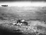 Asisbiz Consolidated B-24 Liberators 15AF 455BG and 450BG (L) after bombing installations at Bucharest Rumania 4th April 1944 01