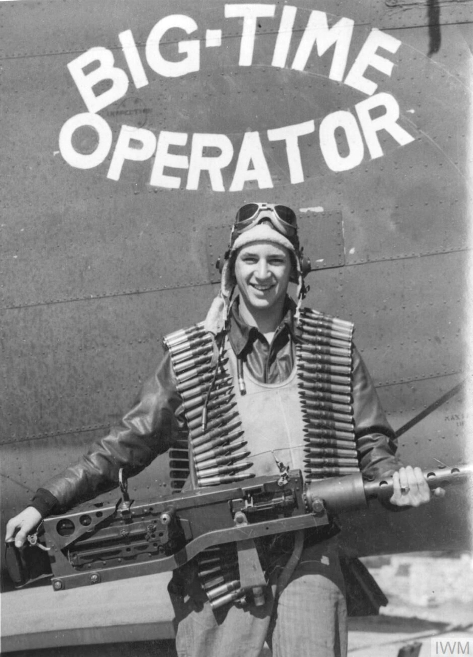 41-29288 B-24H Liberator 8AF 458BG755BS J3L Big Time Operator nose art right side with Sgt De Sales A Glover FRE1929