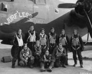 Asisbiz 41-11659 B-24D Liberator 8AF 458BG752BS Wurf'less nose art left side England 01