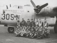 Asisbiz 41-29305 B-24H Liberator 8AF 458BG754BS Z5N Hypochondriac nose art left side England 01