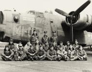 Asisbiz 42-110141 B-24J Liberator 8AF 458BG753BS J4U Marie nose art left side England 01