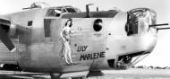 Asisbiz 42-50907 B-24J Liberator 8AF 458BG755BS J3D Lily Marlene nose art right side England 01