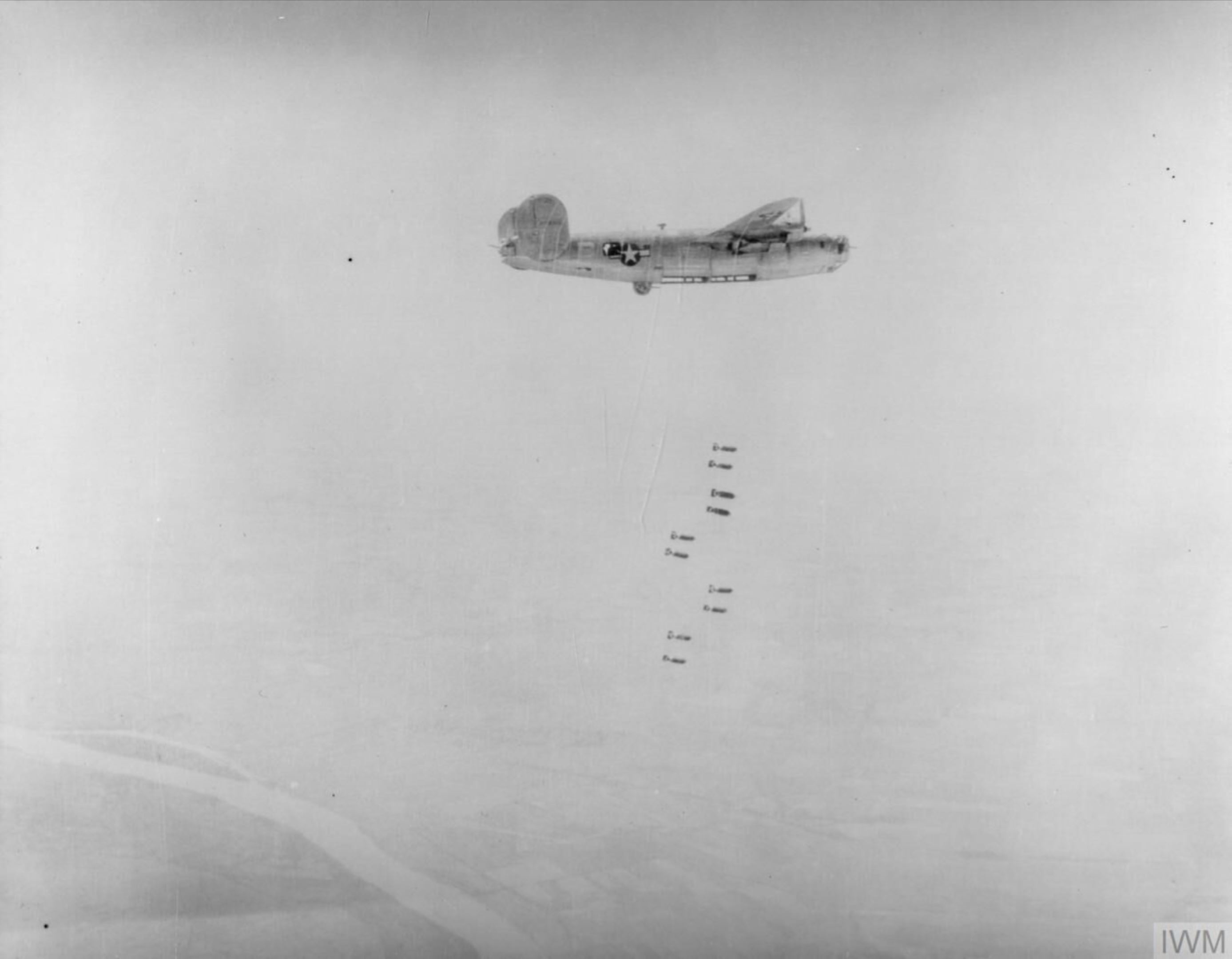 B-24 Liberator 15AF 55BW over the drop zone Italy FRE8715