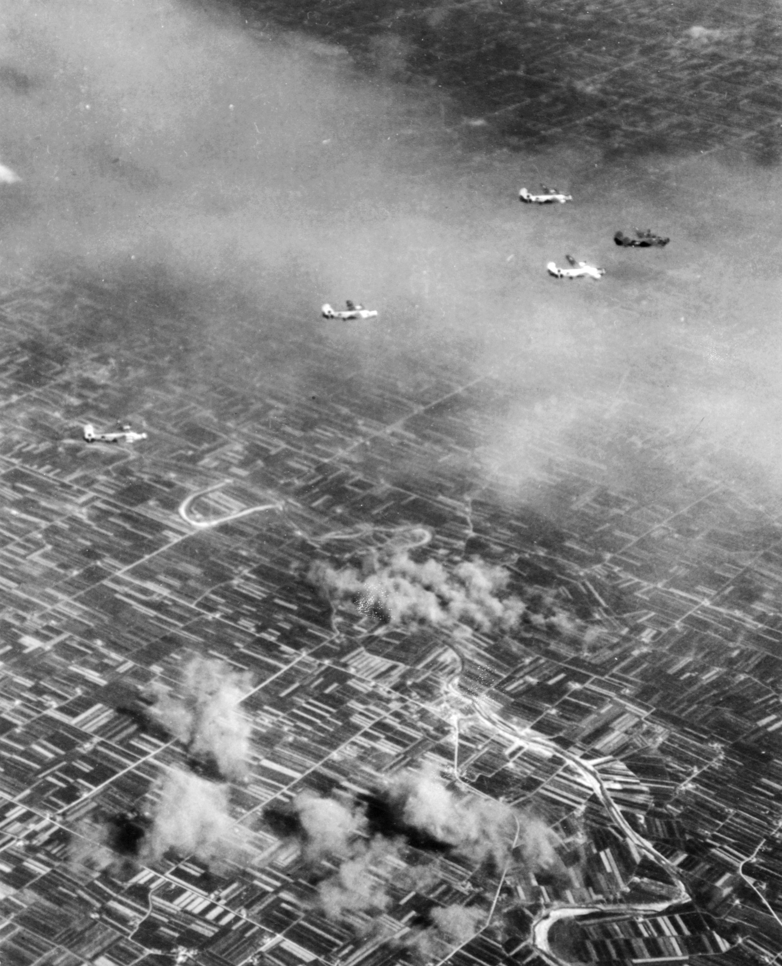 Target 15AF B-24 Liberators 464BG Operation Plaster supporting 8th Army Italy 9th Apr 1945 01