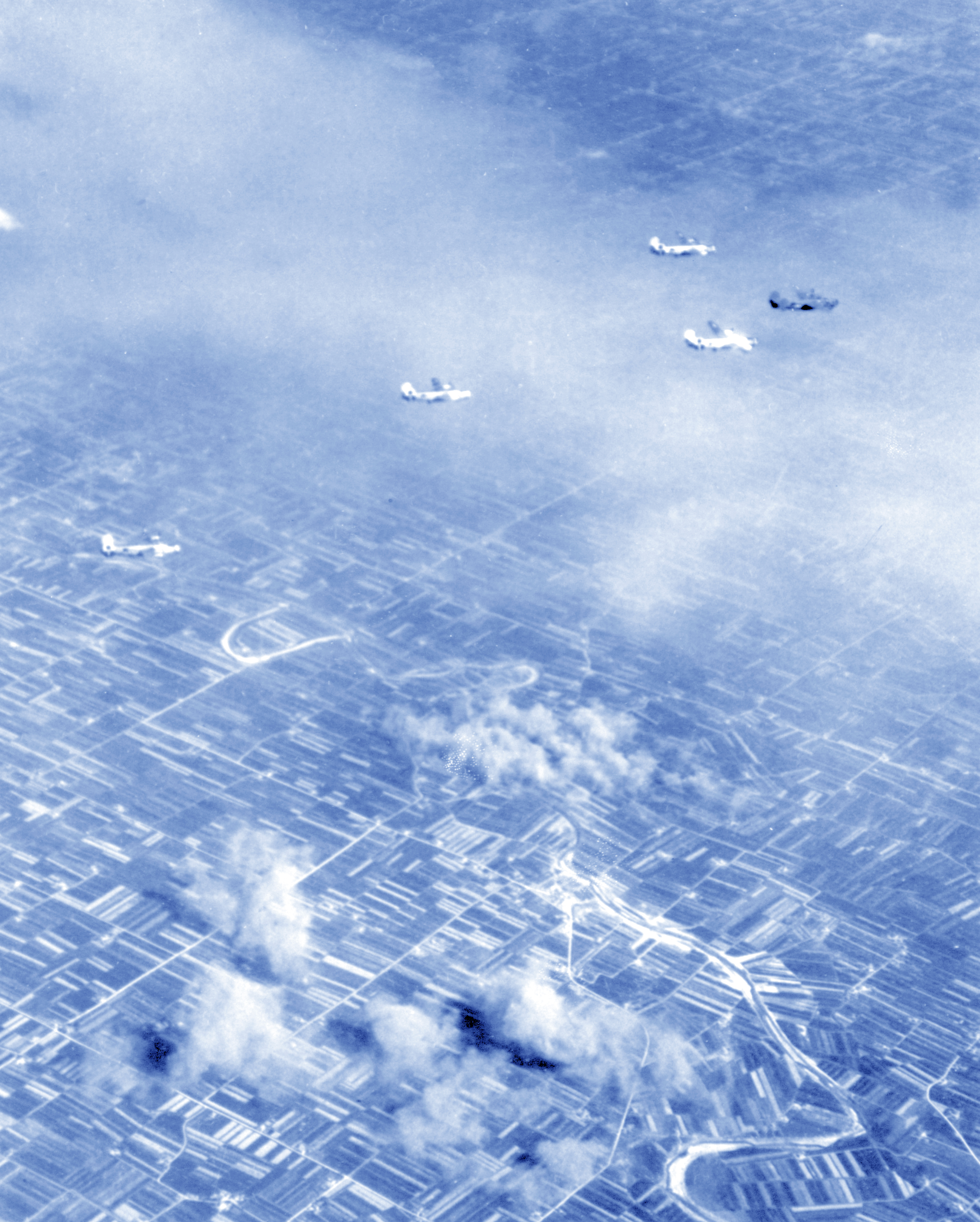 Target 15AF B-24 Liberators 464BG Operation Plaster supporting 8th Army Italy 9th Apr 1945 NA1081