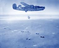 Asisbiz 44-49796 B-24L Liberator 15AF 464BG bomb Obertraubling Airdrome at Regensburg 16th Feb 1945 NA733