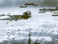 Asisbiz Target 15AF B 24 Liberators 464BG778BS bomb Rail Yards at Heiligenstadt Vienna 22nd March 1945 NA1218