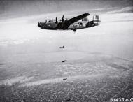 Asisbiz 42-52449 B-24H Liberator 15AF 465BG783BS Gum Drop aka Patches over rail yards Forli Italy 19th May 1944 02