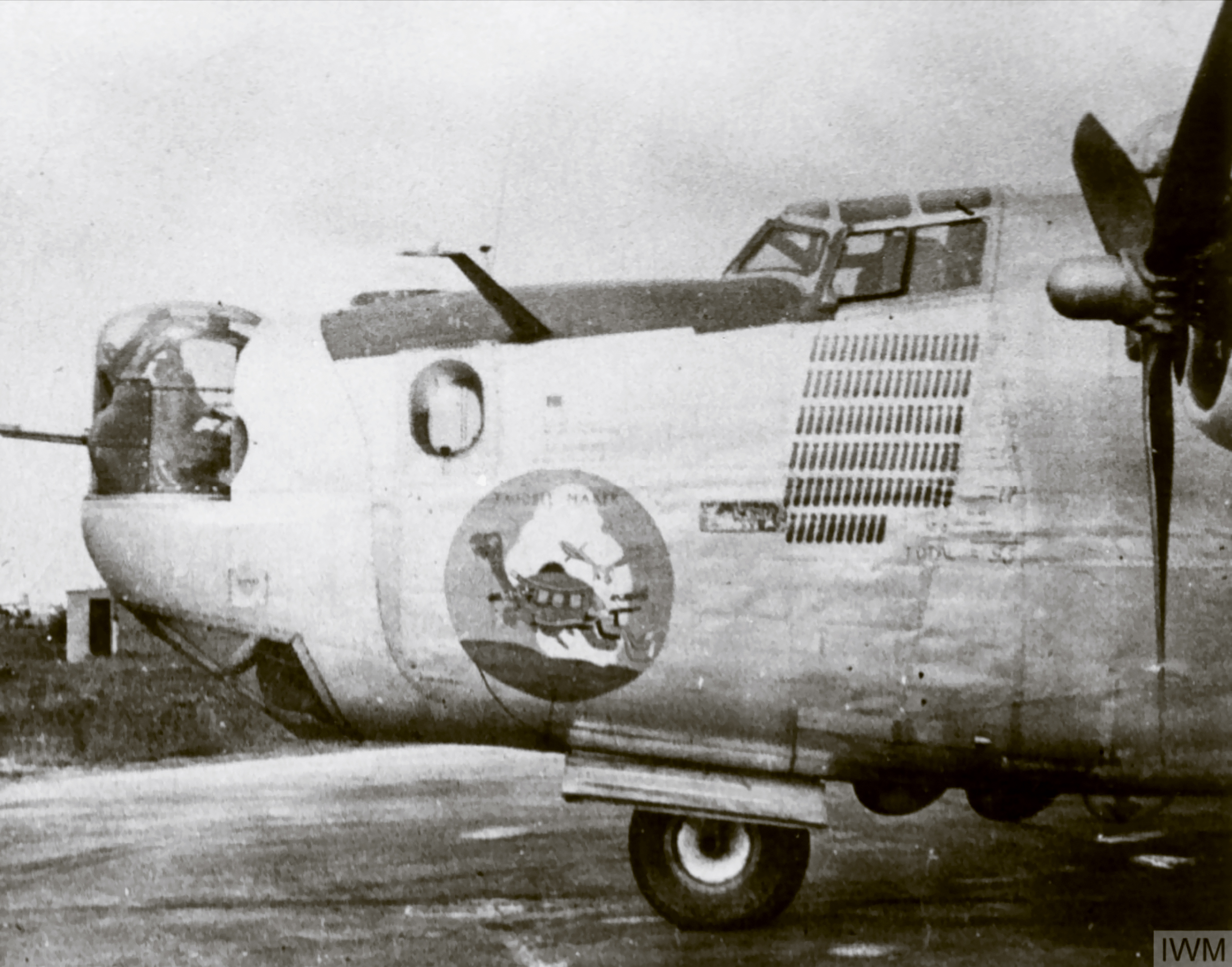 42-95067 B-24H Liberator 8AF 466BG787BS 6LD Trouble Maker with 110 missions FRE1942