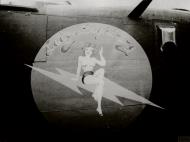 Asisbiz 42-52597 B-24H Liberator 8AF 466BG786BS U8W Lady Lightning nose art right side FRE8401