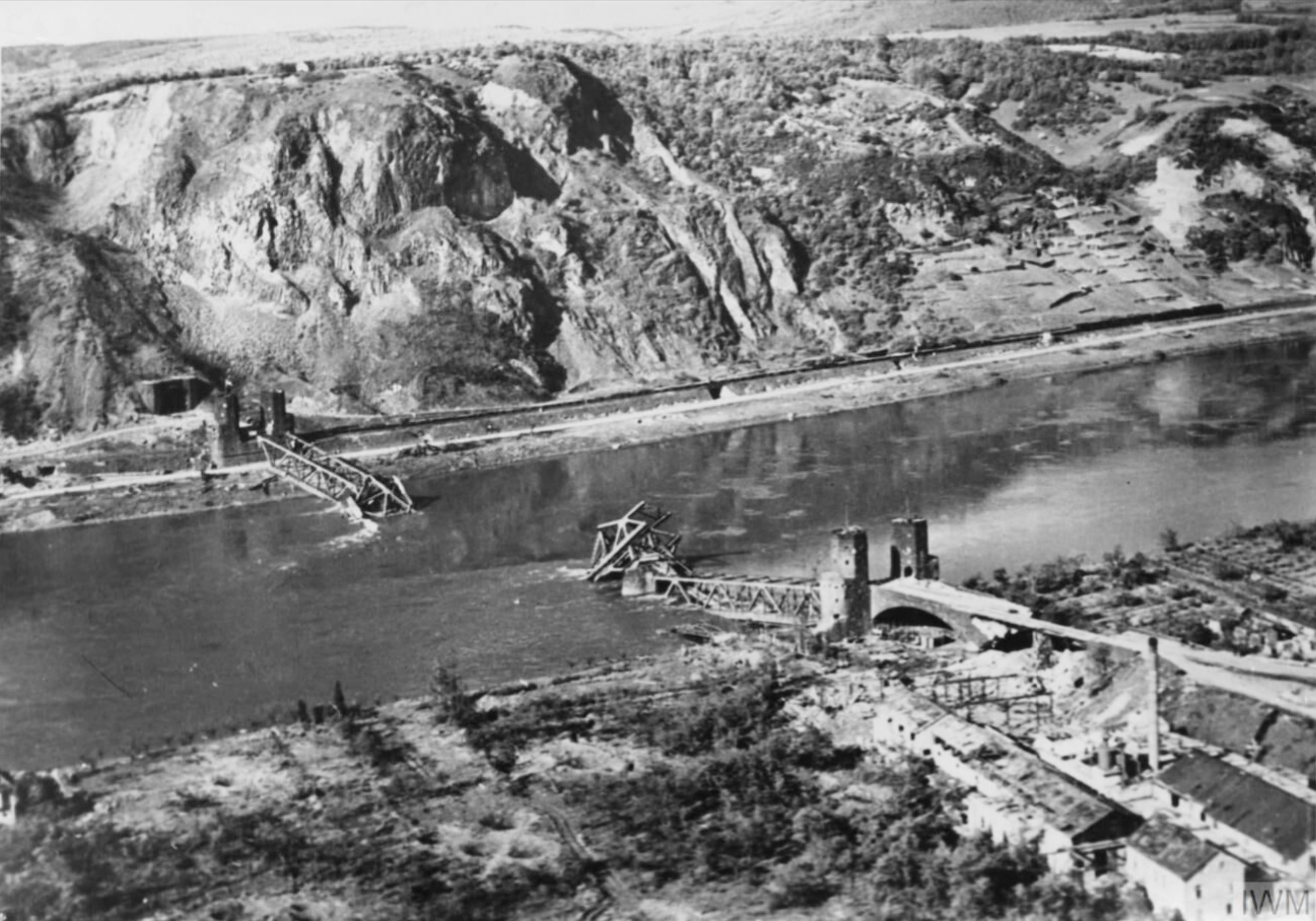USAAF 467BG bridge knocked out during one of their many missions FRE1997