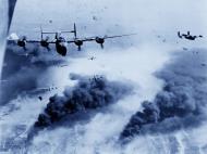 Asisbiz 15AF B 24 Liberators 484BG bombing of Vega oil refineries at Ploesti Rumania 31st May 1944 NA1180