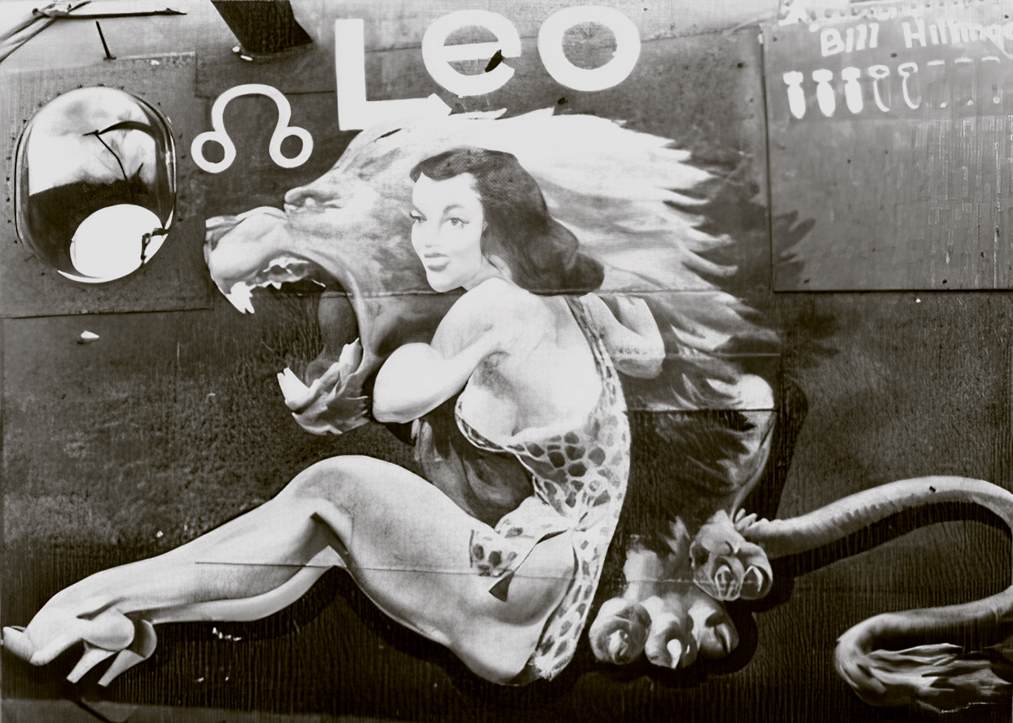 41-29605 B-24H Liberator 8AF 486BG768BS 2SE Leo (second Leo) nose art left side Sudbury England 1944 01