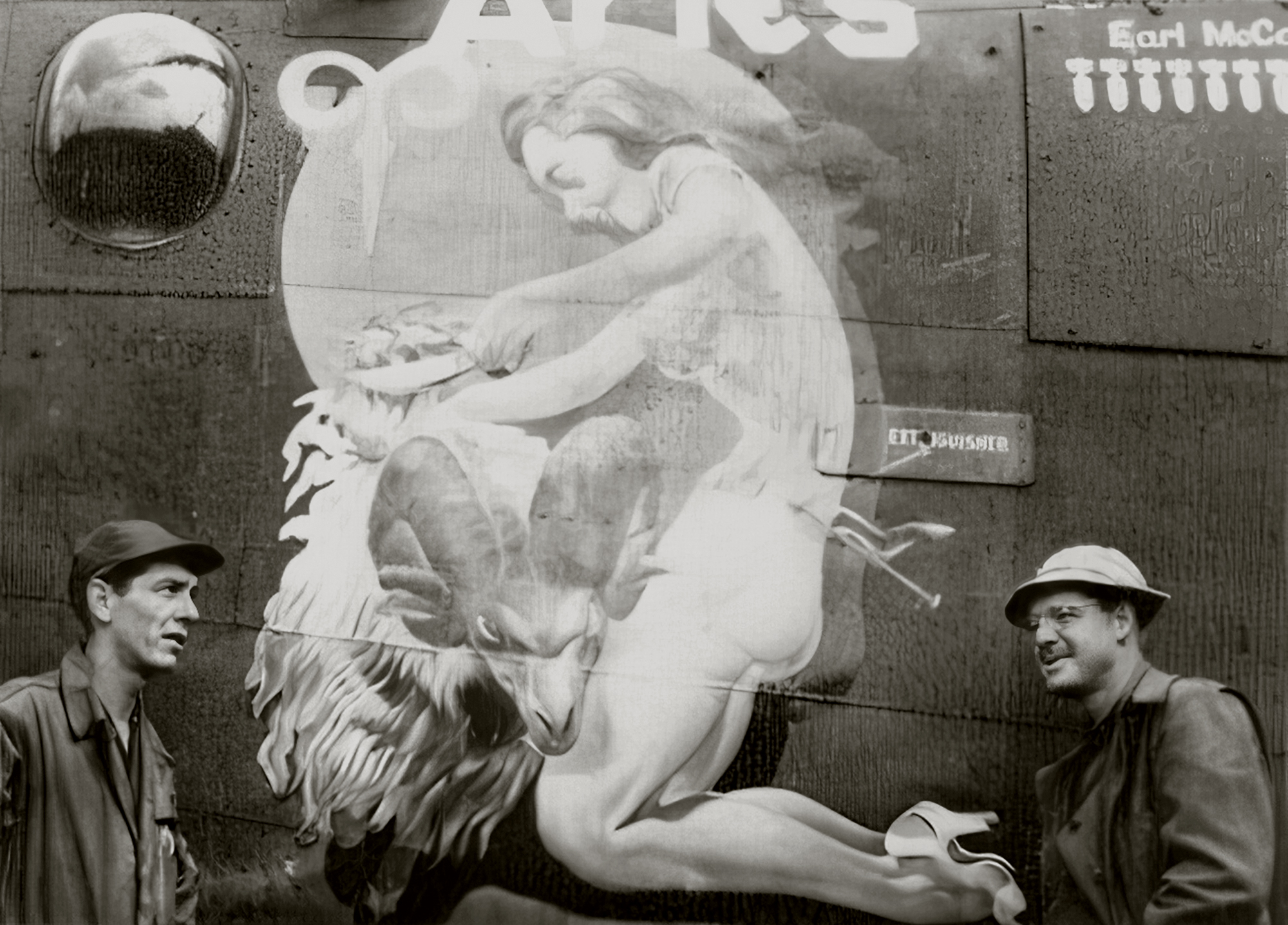 42-52693 B-24H Liberator 8AF 486BG834BS 2SO Aries nose art left side 01