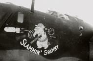 Asisbiz 42-52637 B-24H Liberator 8AF 486BG833BS 4NT Slammin' Spammy nose art left side Sudbury England 1944 02