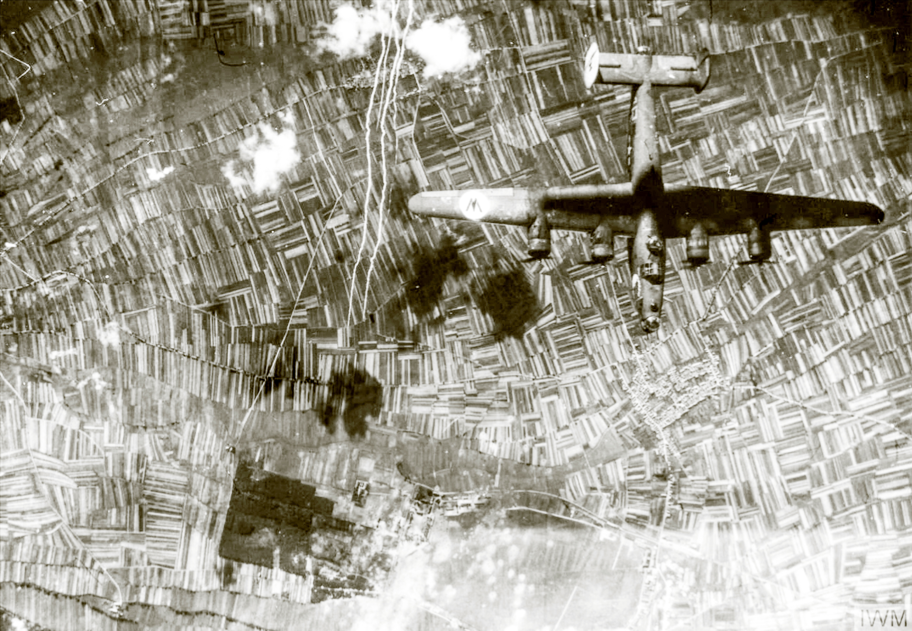 42-94903 B-24H Liberator 8AF 489BG844BS 4RH Bombers Moon over the DZ Speyerdorf aerodrome Mannheim 3rd Oct 1944 FRE8562