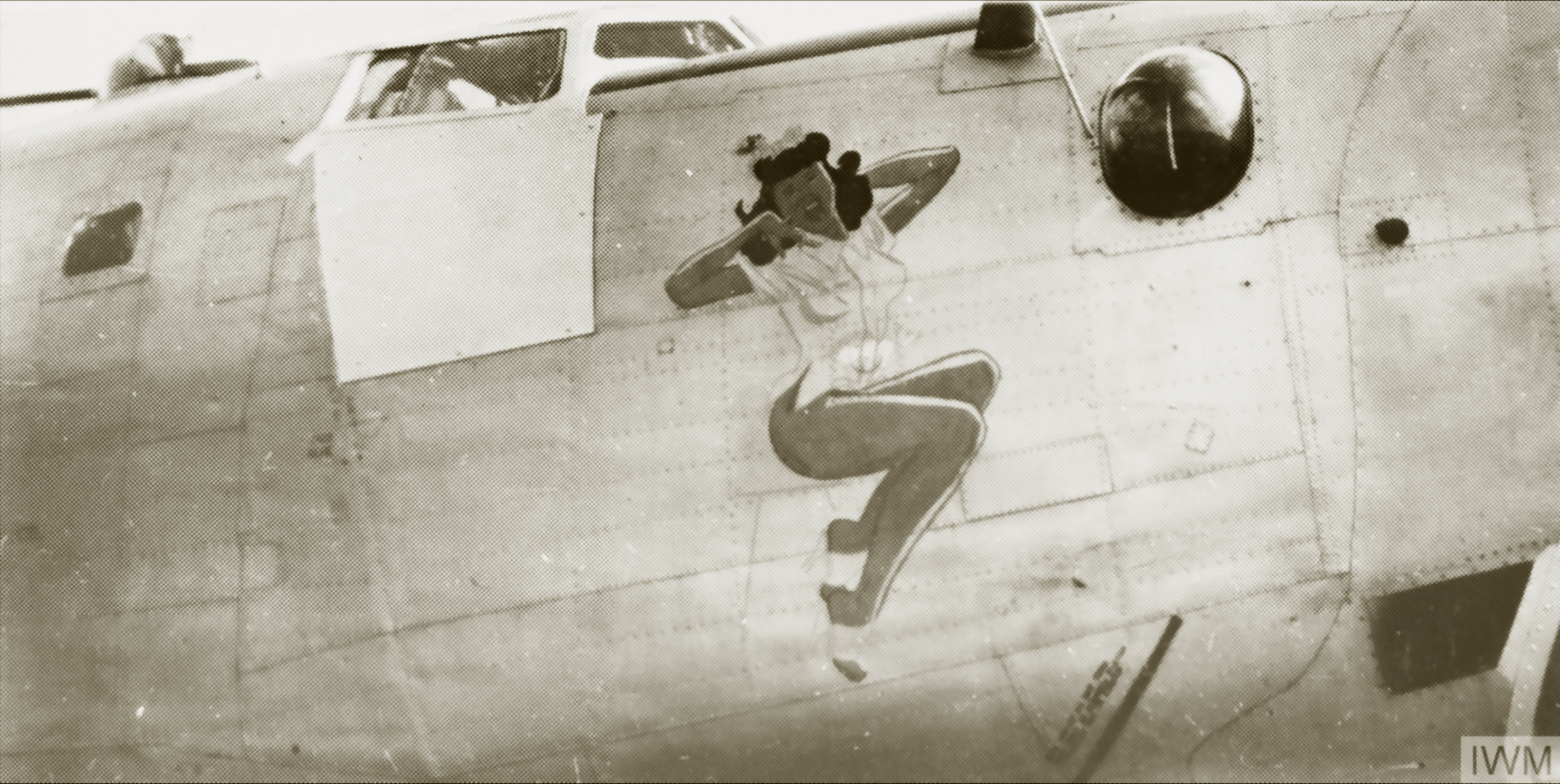 Consolidated B-24 Liberator 8AF 491BG nose art right side FRE8594