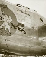 Asisbiz 44-40141 B-24J Liberator 8AF 491BG853BS T8Q Ponderous Pachyderm