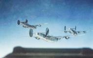 Asisbiz 44-50532 B-24M Liberator 8AF 491BG853BS T8I Is This Trip Necessary and T8X fly in formation FRE6885