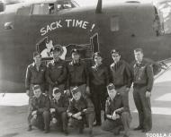 Asisbiz 42-94841 B-24H Liberator 8AF 492BG857BS 9HI Sack Time with crew nose art right side England 01