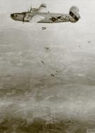 Asisbiz 44-40161 B-24J Liberator 8AF 492BG856BS 5ZO over the drop zone 20th Jun 1944 FRE2145
