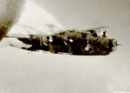 Asisbiz 42-94812 B-24H Liberator 8AF 493BG862BS 8MP Little Warrior direct flak hit over Fallersleben Germany 29th Jun 1944 01