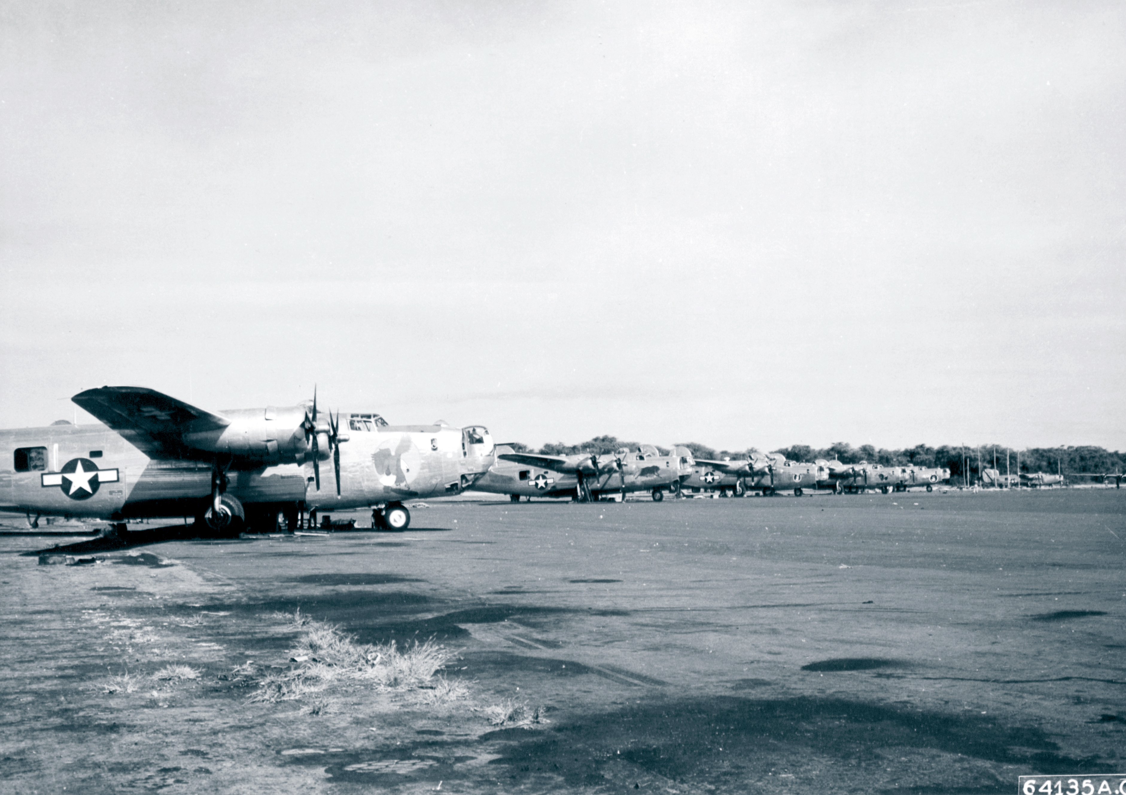 44-40688 B-24J Liberator 7AF 494BG865BS 688 The Bull at Kauai Hawaii 6th Oct 1944 NA450