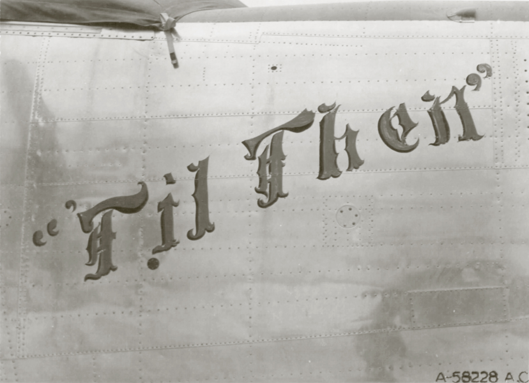 44-40731 B-24J Liberator 7AF 494BG866BS 731 Til Then nose art right side 01