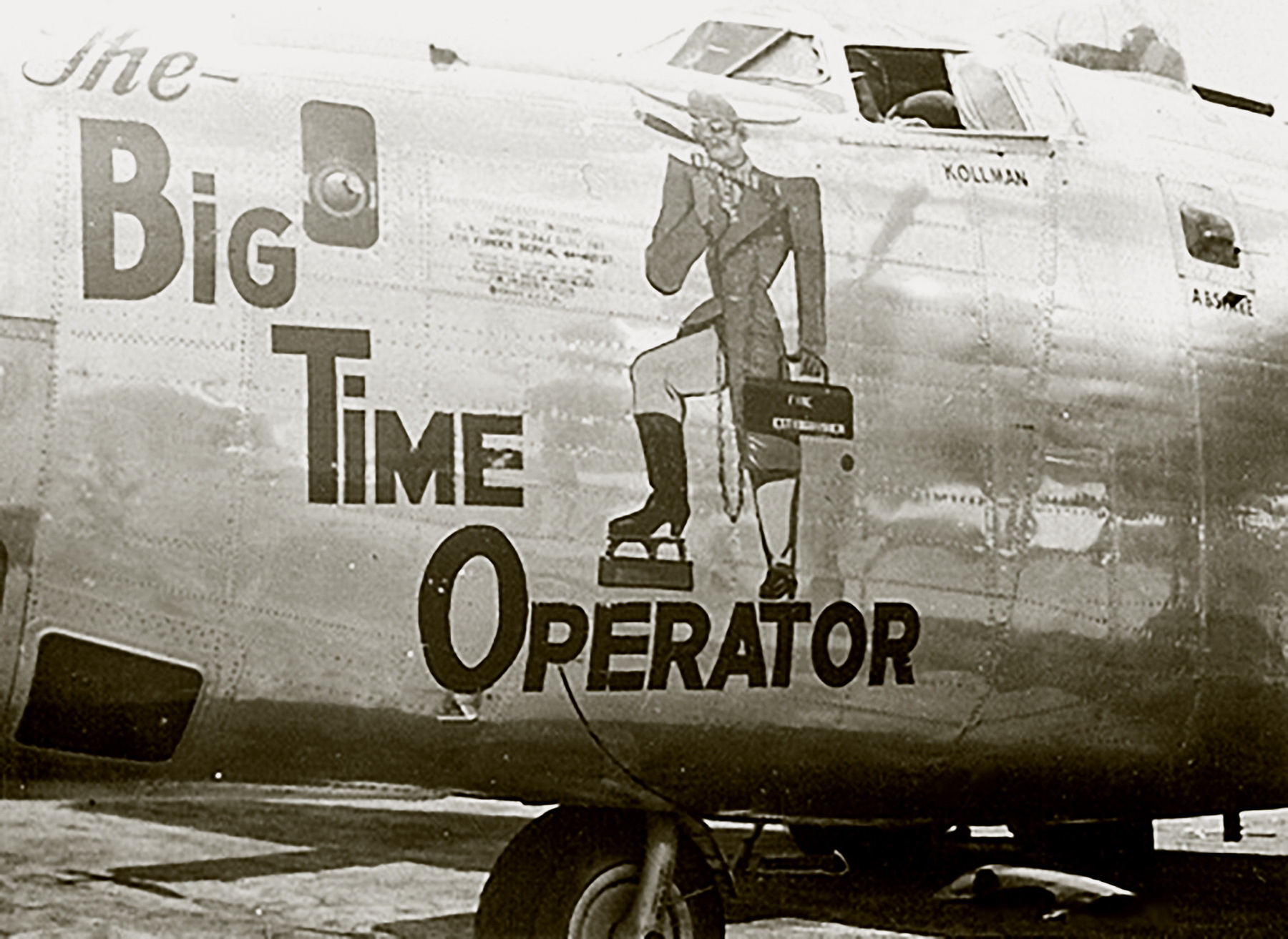 44-40757 B-24J Liberator 7AF 494BG864BS 757 The Big Time Operator on Angaur Isl Palau Caroline Group 1944 02