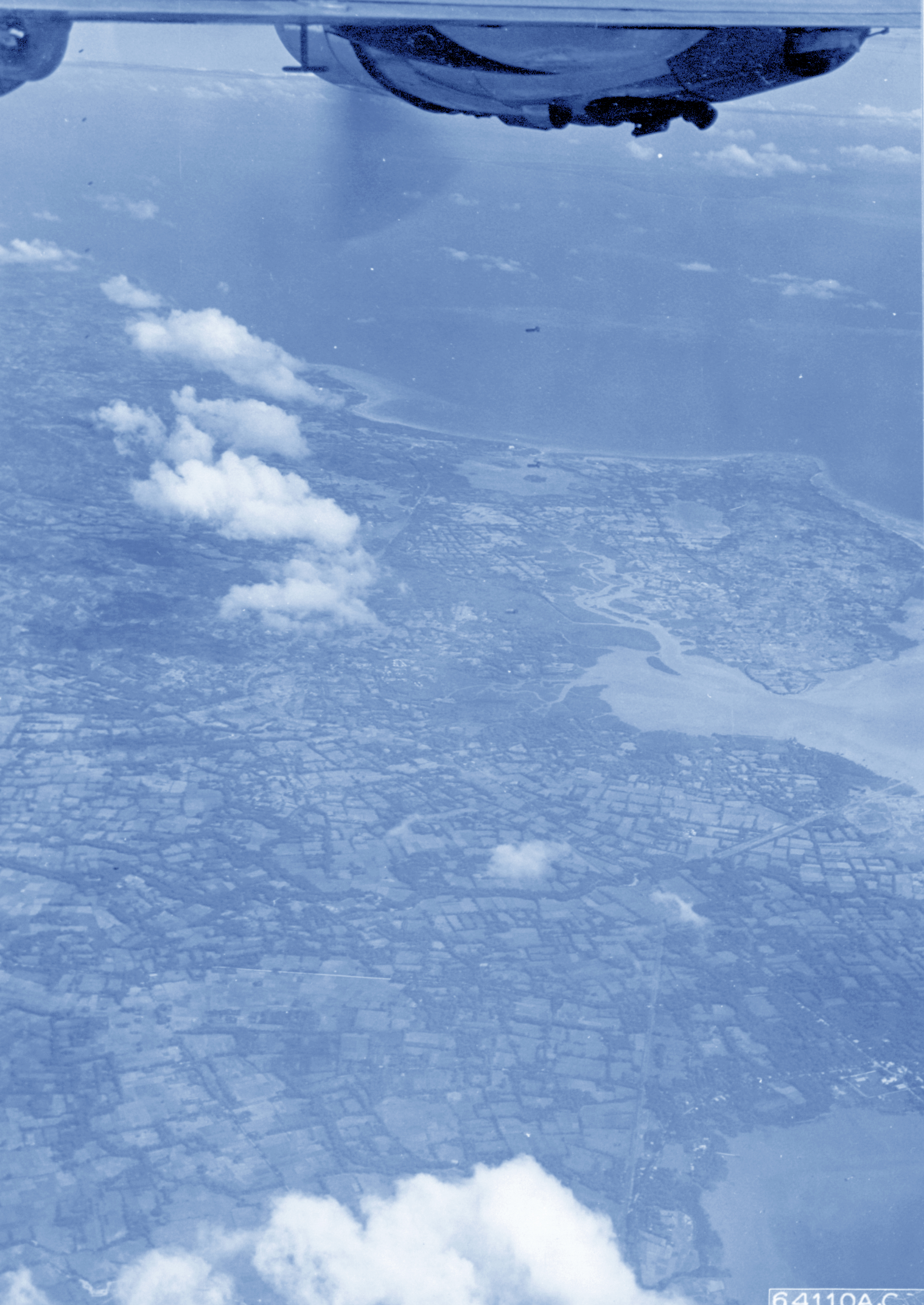 7AF 494BG866th and 867th Bomb Squadrons bombing Cebu airdrome Cebu Island Philippines 6th Dec 1944 NA1246